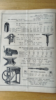 předválečný ceník firmy Bratří Novozámský z roku 1928 - 8