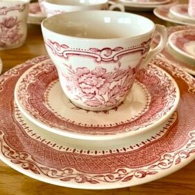 Starý krásný anglický porcelánový servis - 8