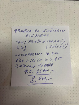 Pračka se sušičkou SIEMENS stará 2 roky - 8