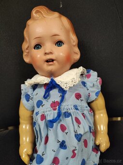 Starožitná panenka s kokrhelem KWS - 8