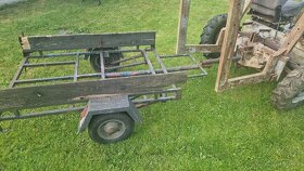 Malotraktor domácí výroby - motor Škoda spartak - 8