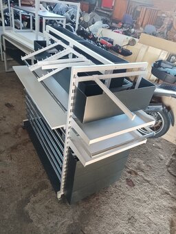 Multifunkční pojízdné regály (dílenský vozík) - 8