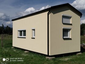 CELOROČNÍ MOBILNÍ DŘEVOSTAVBA, NÍZKOENERGETICKÁ, TŘÍDY \"B - 8