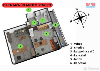 Pronájem kancelář. prostoru v Havlíčkově Brodě, ul. Horní - 8