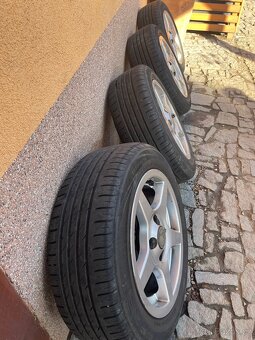 ALU kola s letními pneu 185/55, R14 - 8