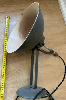 Stará INDUSTRIÁLNÍ lampa BAG polohovací FUNKČNÍ - 8