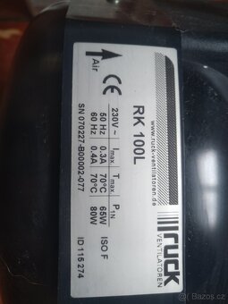 Potrubní ventilátor + filtr - 8