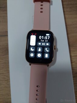 Chytré hodinky P72 – 1,85"- volání, IP68, v češtině /růžové - 8