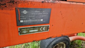 Prodam shrnovac Kuhn GA6000 - 8