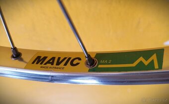 zapletená kola Mavic MA2, náboje Dura Ace - 8