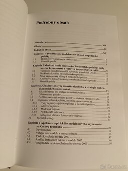 Aplikované modelování pro potřeby hospodářské politiky - 8