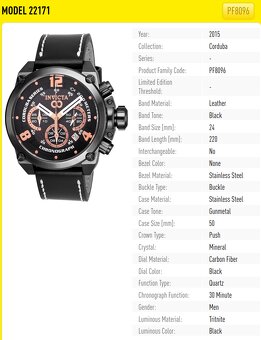 Invicta Corduba WR 200 ,50mm - 8