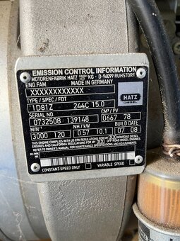 Dieselový nouzový generátor SDMO typ DX 10015TE - 8