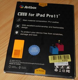 pouzdro kryt na tablet Antbox Case for iPad Pro11" hnědé - 8