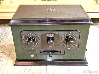 Starožitné rádio Telefunken 32A, (T32A), 1930-1932, Německo - 8