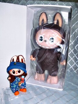 😸TM. HNĚDÁ LAFUFU STYL LABUBU,KLOUBOVÁ MAXI FIGURKA 38 cm - 8