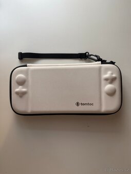 Nintendo Switch OLED bilý + SD karta + 2 pouzdra + 2 hry - 8