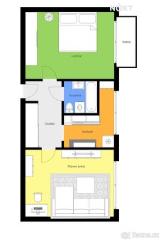Prodej byt 2+1, 62㎡ - 8