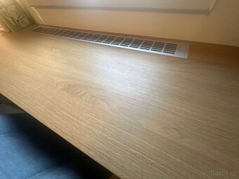Velký rohový psací stůl od truhláře - 2.2 m - až pro 2 děti - 8