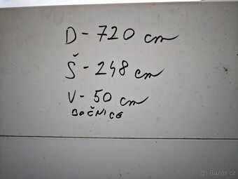 Valník s hliníkovými bočnicemi - 720 cm - 8