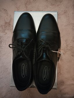 Mercedes pánské nové společenské kožené boty velikost 44 - 8