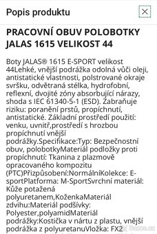 Pracovni boty Jalas vel.44 - 8