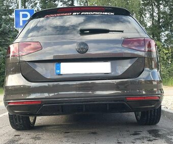 Športový difuzor na zadný nárazník pre VOLKSWAGEN - 8