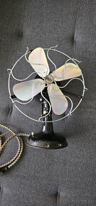 VENTILÁTOR ATAS, STARÝ MECHANICKY OTÁČECÍ FUNKČNÍ VĚTRÁK - 8
