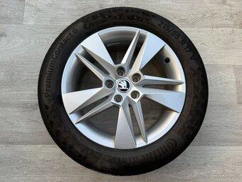 R17 ORIG.ZIMNÍ LETNÍ KOLA ŠKODA SUPERB 215/55/17 - 8