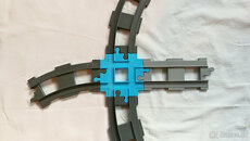 Duplo vlak, kolej - křížení kolejí - 8