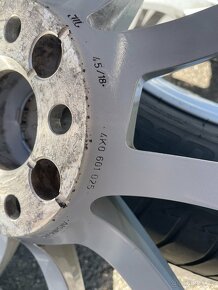 Alu kola originál Audi s letní pneu 225/60/17 - 8