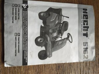 Zahradní sekačka Hecht rider 5162,záběr 62 cm, motor 3,45 kW - 8