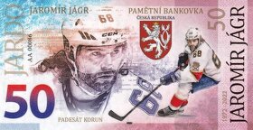 Krásná polymerová bankovka Jaromír Jágr - 8