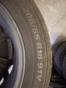 Krásná Alu kola 5x108 r16 s pneu - 8
