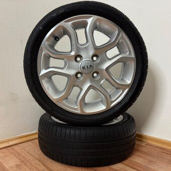 KIA PICANTO II 4x100 R15 ET52+LETNÍ 175/50R15 5/4mm - 8
