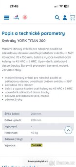 Svěrák York 200 - 8