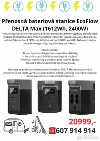 nová Nabíjecí bateriová stanice EcoFlow DELTA Max - 8