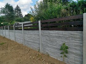 Betonový plot od CZ výrobce na klíč - TOP CENA - 8