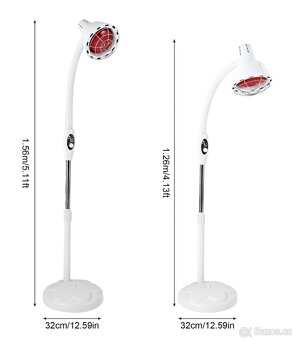Infračervená lampa - 2 druhy - 8