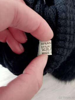 Luxusní čepice s pravou kožežinou - 8