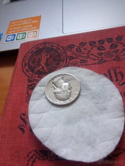 STŘÍBRNÝ AMERICKÝ 1/4 DOLLAR 1945 - 8