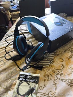 Gaming set kvalitní myš s podložkou + NOVÝ herní headset - 8