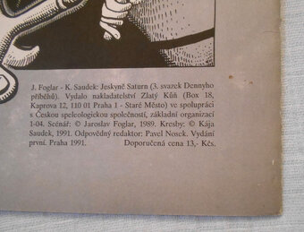 Jaroslav Foglar, Kája Saudek - Jeskyně Saturn - 1991 - 8