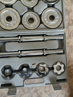 sada cinek 15 kg pochromovane - 8