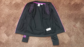 bunda tepláková dívčí, dámská, černá, ADIDAS - 8