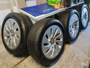 Alu kola Audi A6 A5 A7 5x112 r18 Originál,pneu7m 225/55/18 - 8