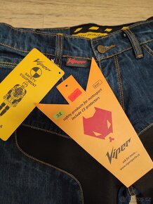 Motocyklové jeansy Viper - nepoužité vel. 32 - 8