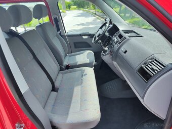 VW T5 TRANSPORTER 1.9 TDI 75kW/ 9 MÍST/188 900KM/KLIMA/TAŽNÉ - 8