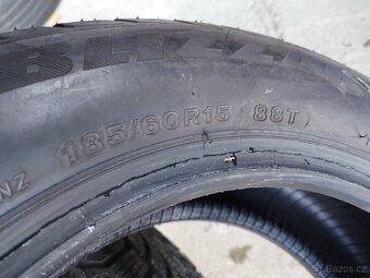 185/60/15 zimni pneu HANKOOK a BRIDGESTONE 185/60 R15 - 8