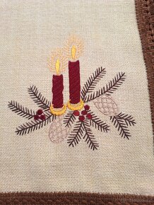 VÁNOČNÍ DEČKA NA STŮL vel. 98cm/38cm - 8